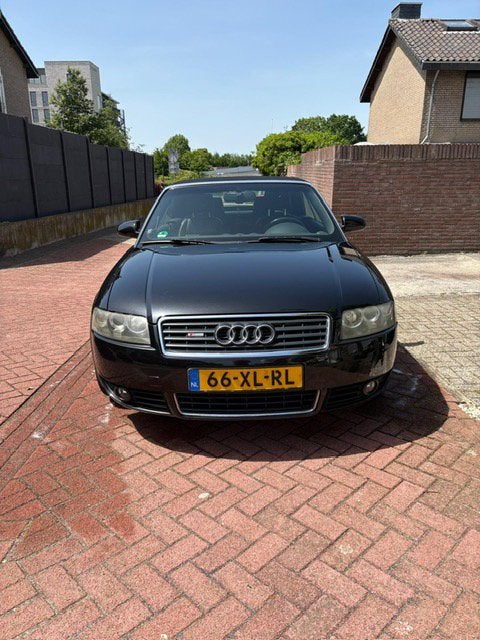 Audi S4 1.8 120KW Cabriolet 2005 Zwart S-line, Auto's, Audi, Voorwielaandrijving, 4 cilinders, Cabriolet, 4 stoelen