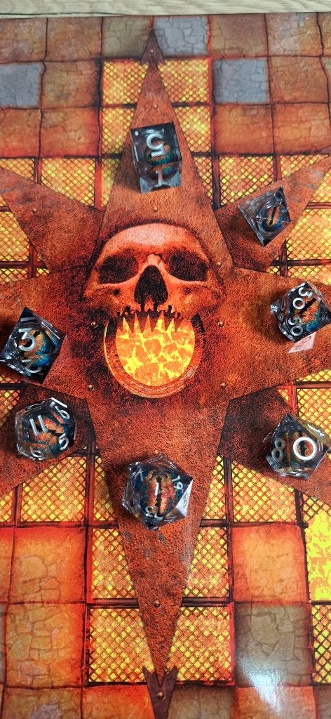 D&D dice The monster eye