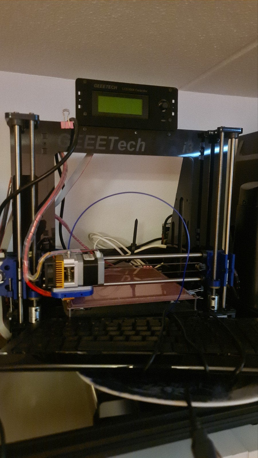 3D printer (GEEETECH i3) en Laser printer (ORTUR), Computers en Software, Ophalen, Gebruikt, Filament, GEEETECH en ORTUR