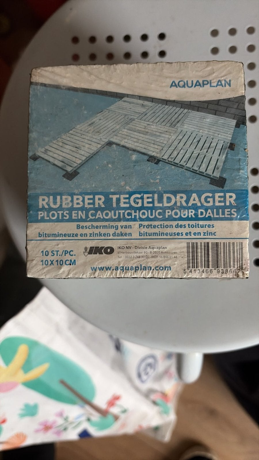 8 pakjes Aquaplan rubber tegeldragers (nieuw), Overige typen, Rubber, Nieuw, Ophalen of Verzenden