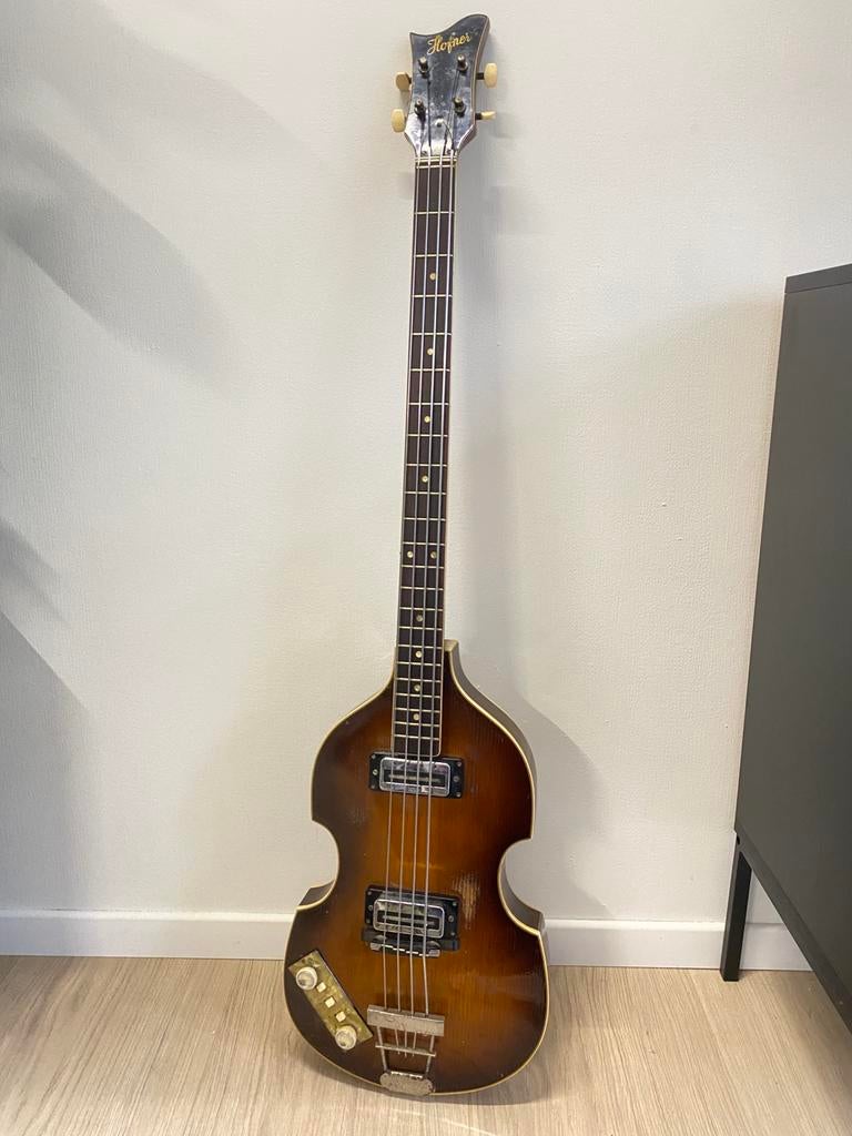 Hofner Viola Bass left handed Vintage Left Handed, Ophalen, Gebruikt