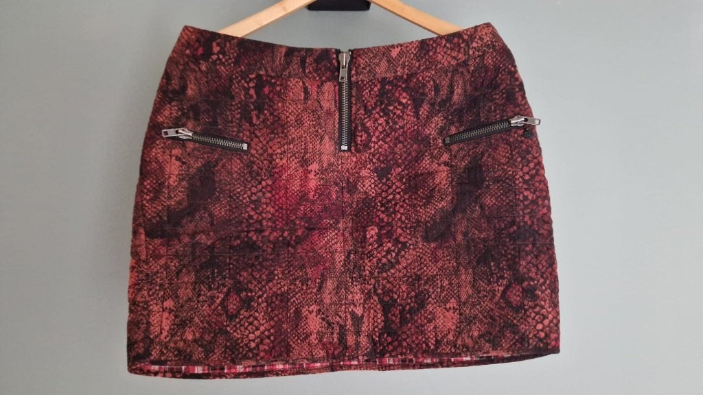 Maison Scotch paars/bordeaux rokje, Maat 38/40 (M), Paars, Gedragen, Boven de knie