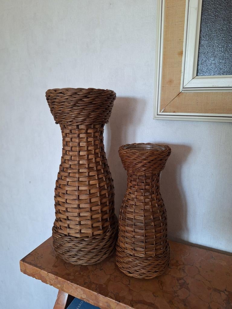 Vintage handgeweven vaasjes, Ophalen