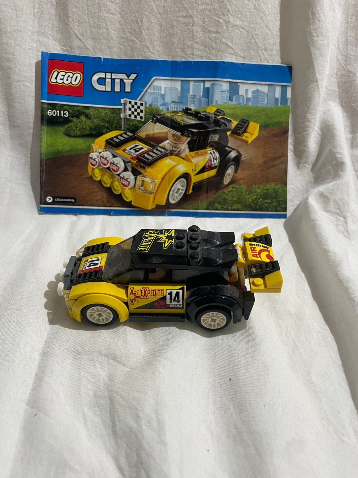 Lego city raceauto set 60113, City, Lego, Ophalen of Verzenden, Zo goed als nieuw