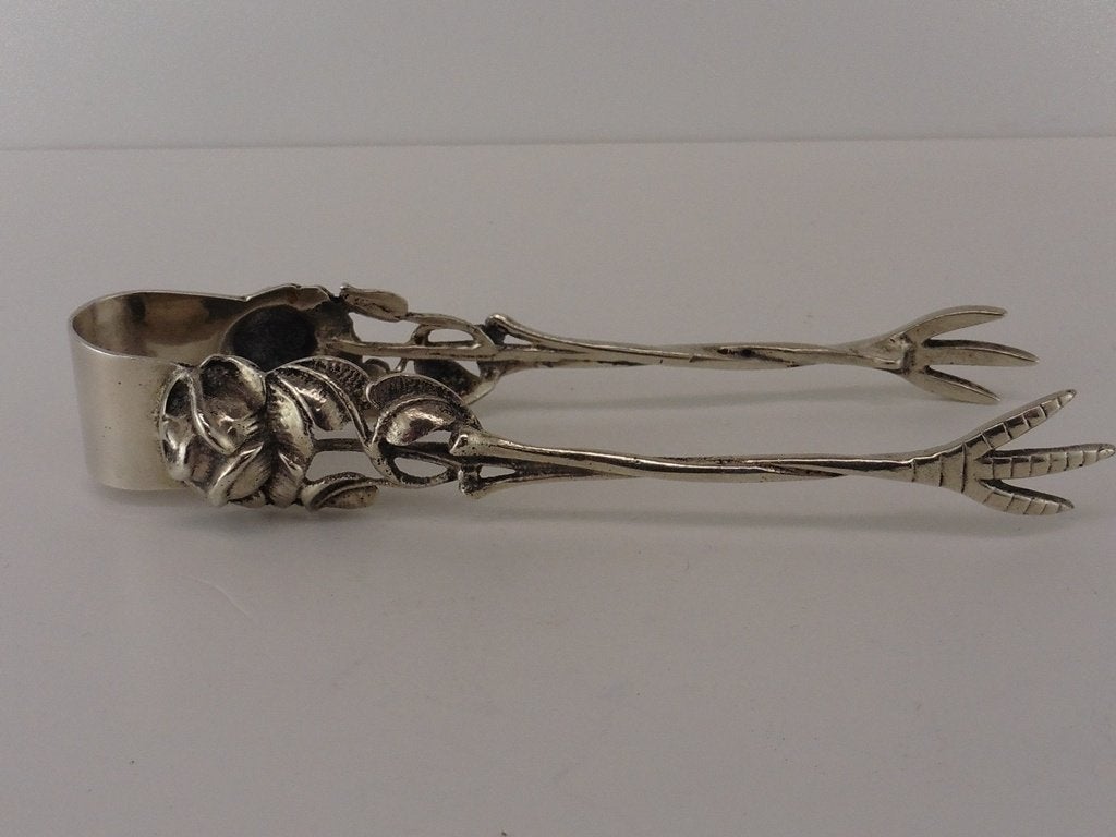 Zilveren klontjestang                                   Z127, Ophalen of Verzenden, Zilver