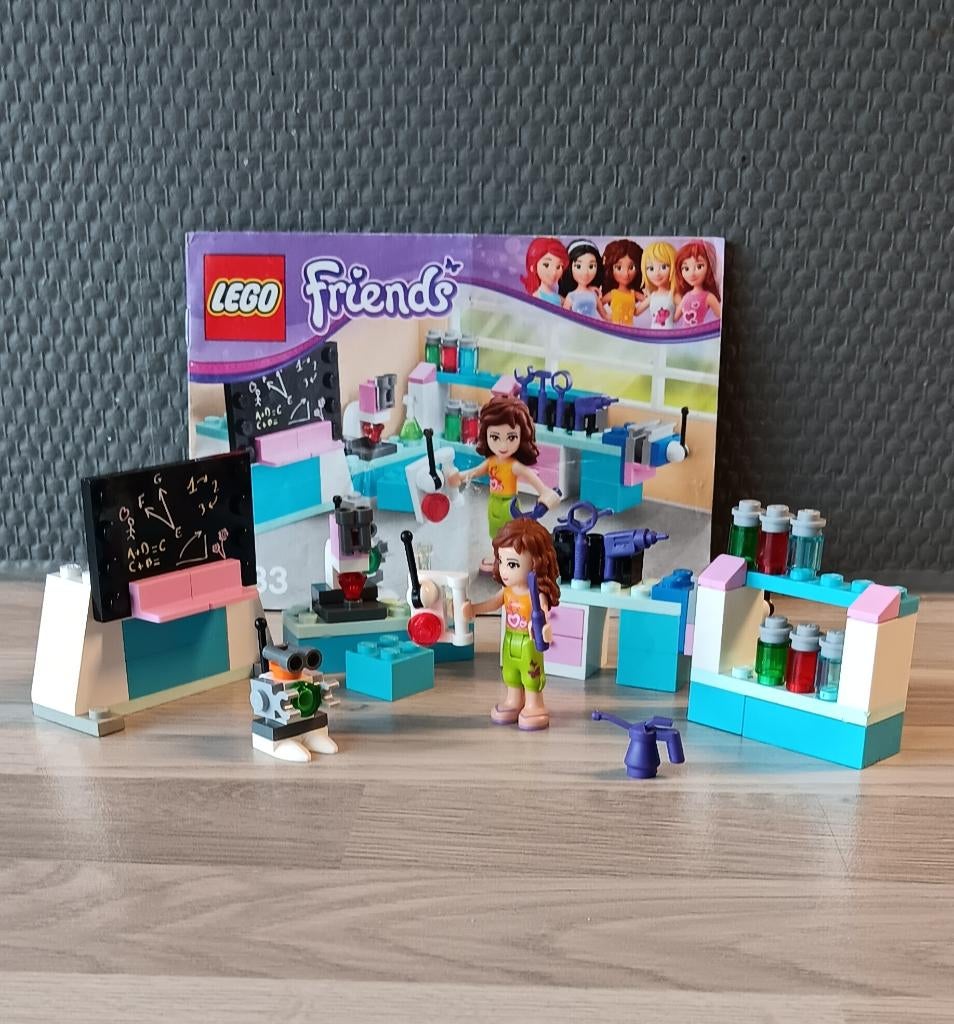 lego olivia's lab 3933, Gebruikt, Lego, Friends, Ophalen of Verzenden
