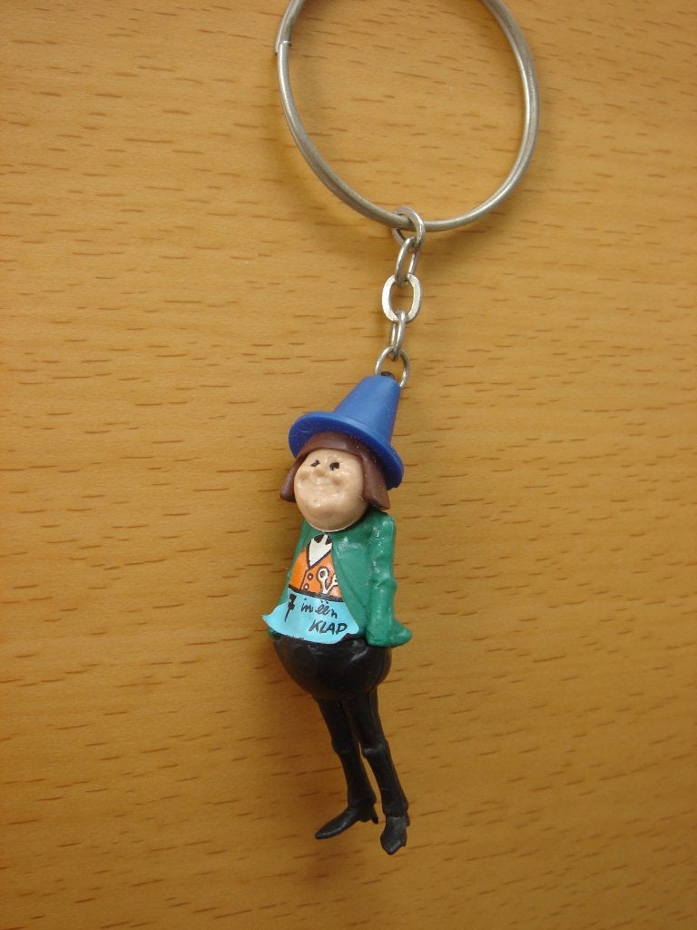 Sleutelhanger Het dappere Snijdertje - 7 in één klap, Ophalen of Verzenden, Gebruikt, Knuffel of Figuurtje