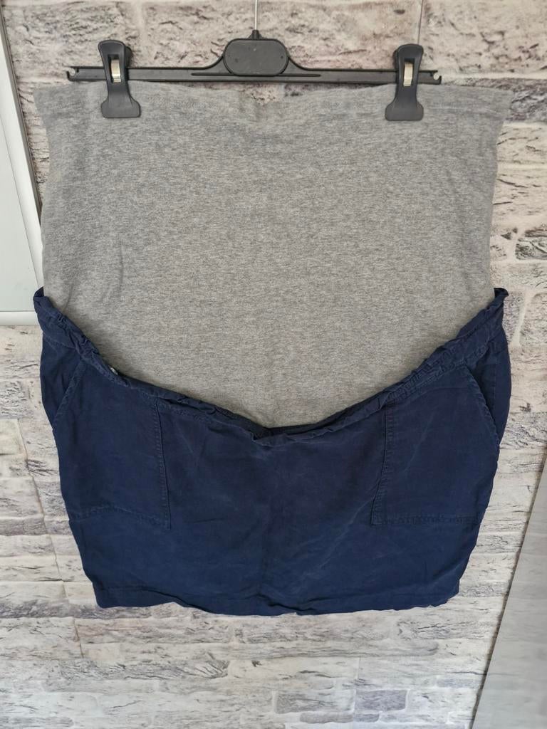 Donkerblauwe zwangerschapsrok Maat 48, Blauw, Rok, Maat 46/48 (XL) of groter, Onbekend