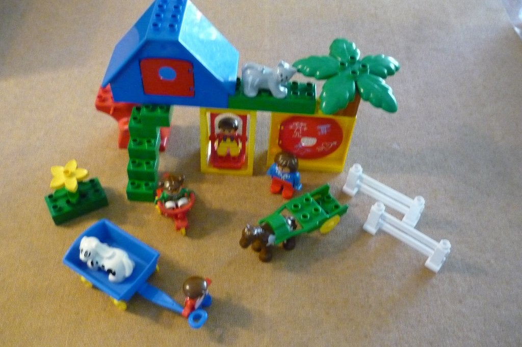 Duplo 3093 '' FUN PLAYGROUND / Kinderspeeltuin '', Ophalen, Gebruikt, Duplo