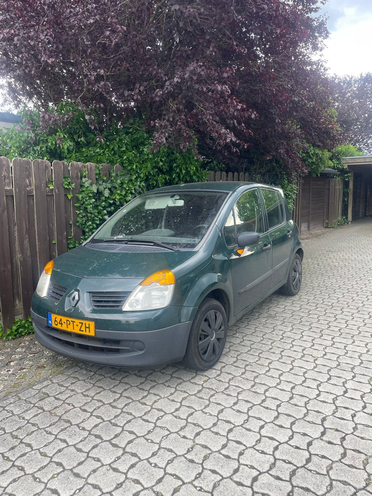 Renault Modus 1.4 16V Autbas E3 2005 Groen, Voorwielaandrijving, 15 km/l, 4 cilinders, 49 €/maand