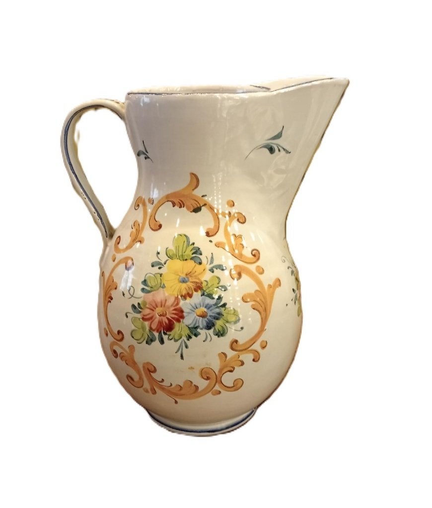 Italiaanse kruik, handbeschilderd., Antiek en Kunst, Ophalen of Verzenden