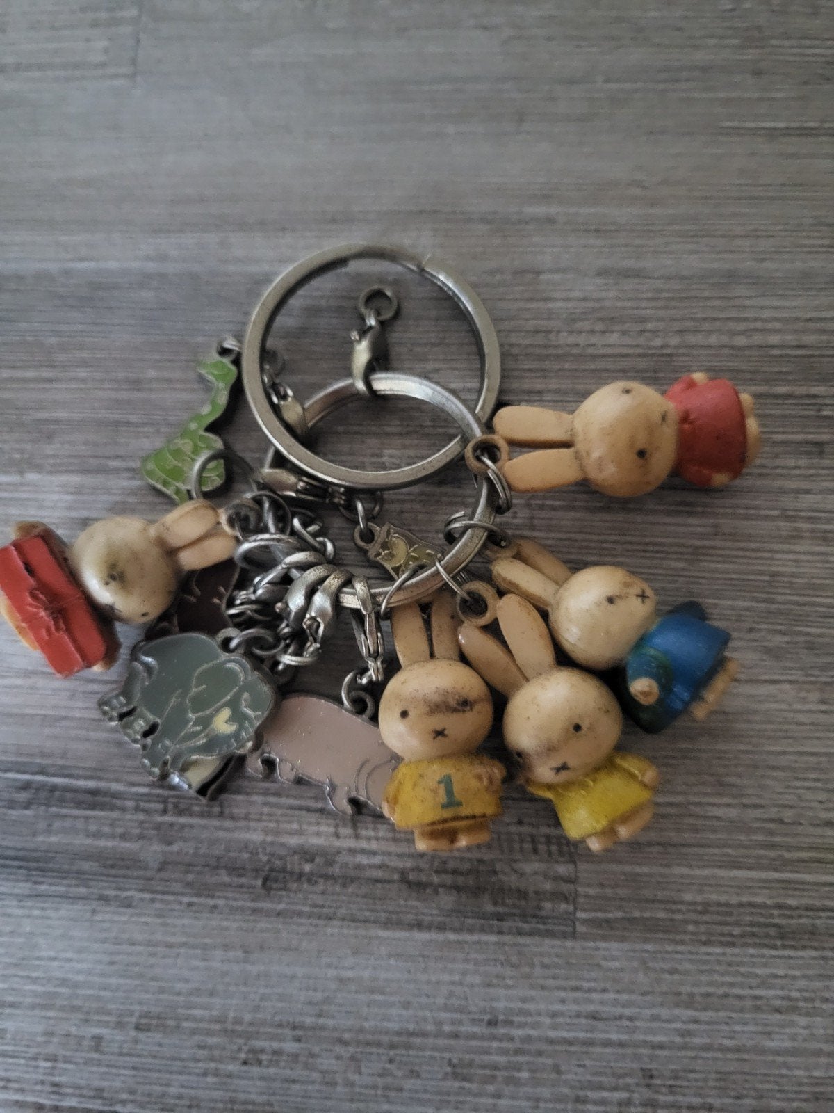 Vintage Nijntje sleutelhangers - set van 5, Ophalen of Verzenden, Gebruikt, Merk