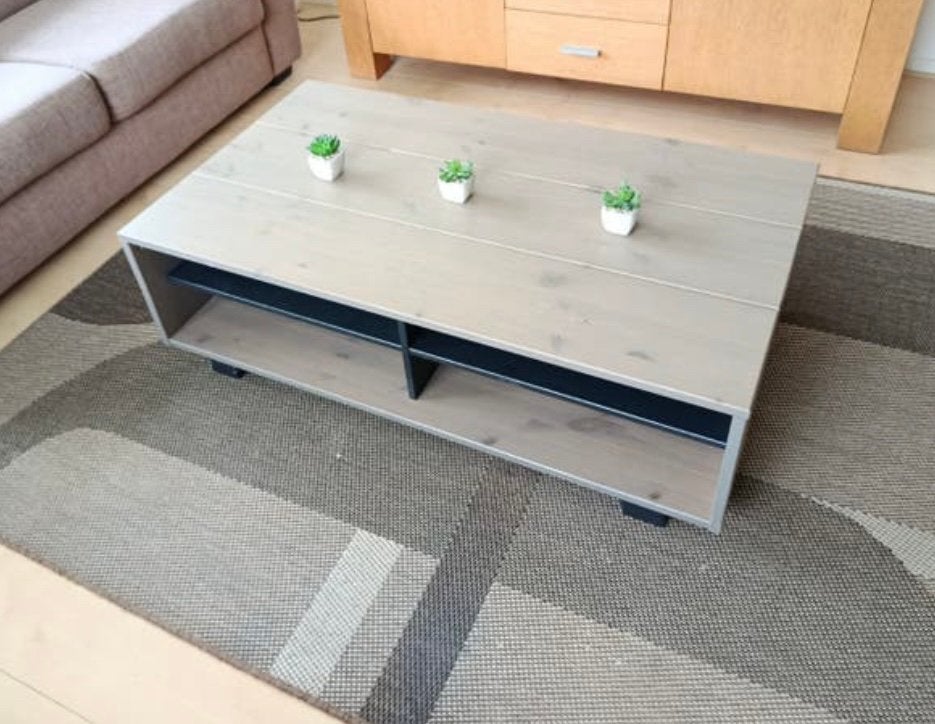 Salontafel, Ophalen, Zo goed als nieuw, Rechthoekig, 50 tot 100 cm