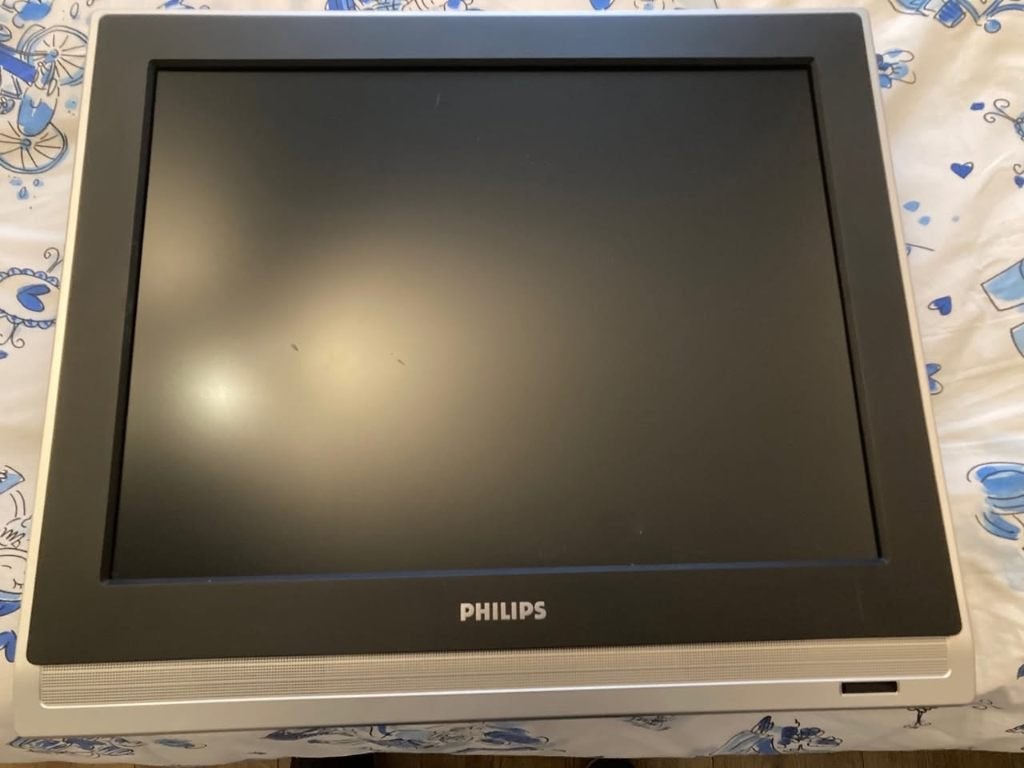 Kleine  tv  HDMI Aansluiting met steun Dr vogel, Ophalen, Philips, Gebruikt, 50 Hz