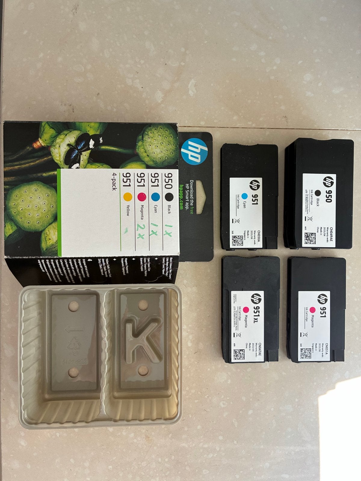 HP 950/951 Multipack printerinkt/cartridges (4x), Ophalen of Verzenden, Nieuw, Cartridge