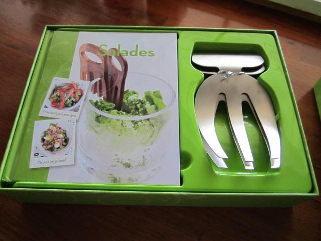 Salade box-boek+couvert., Overige typen, Ophalen of Verzenden, Nieuw
