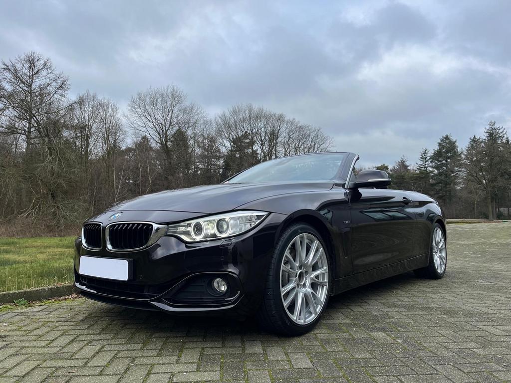 BMW 4-Serie 435IA 3.0 Cabrio 2014 Bruin, Achterwielaandrijving, 4-Serie, 4 stoelen, 1725 kg