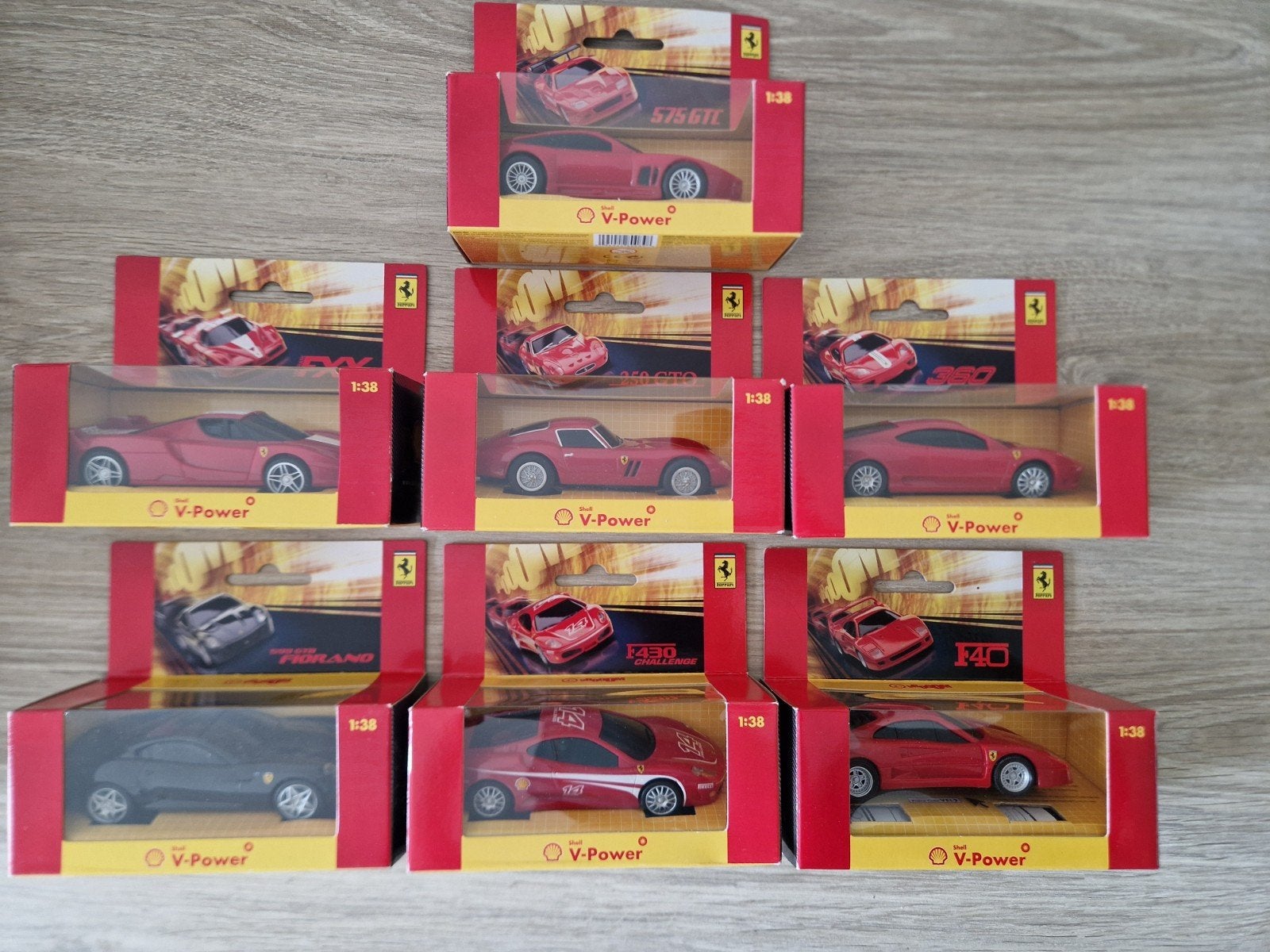 Shell V-Power Ferrari Collectie 1:38 Schaalmodellen, Ophalen of Verzenden, Nieuw, Auto, Overige merken