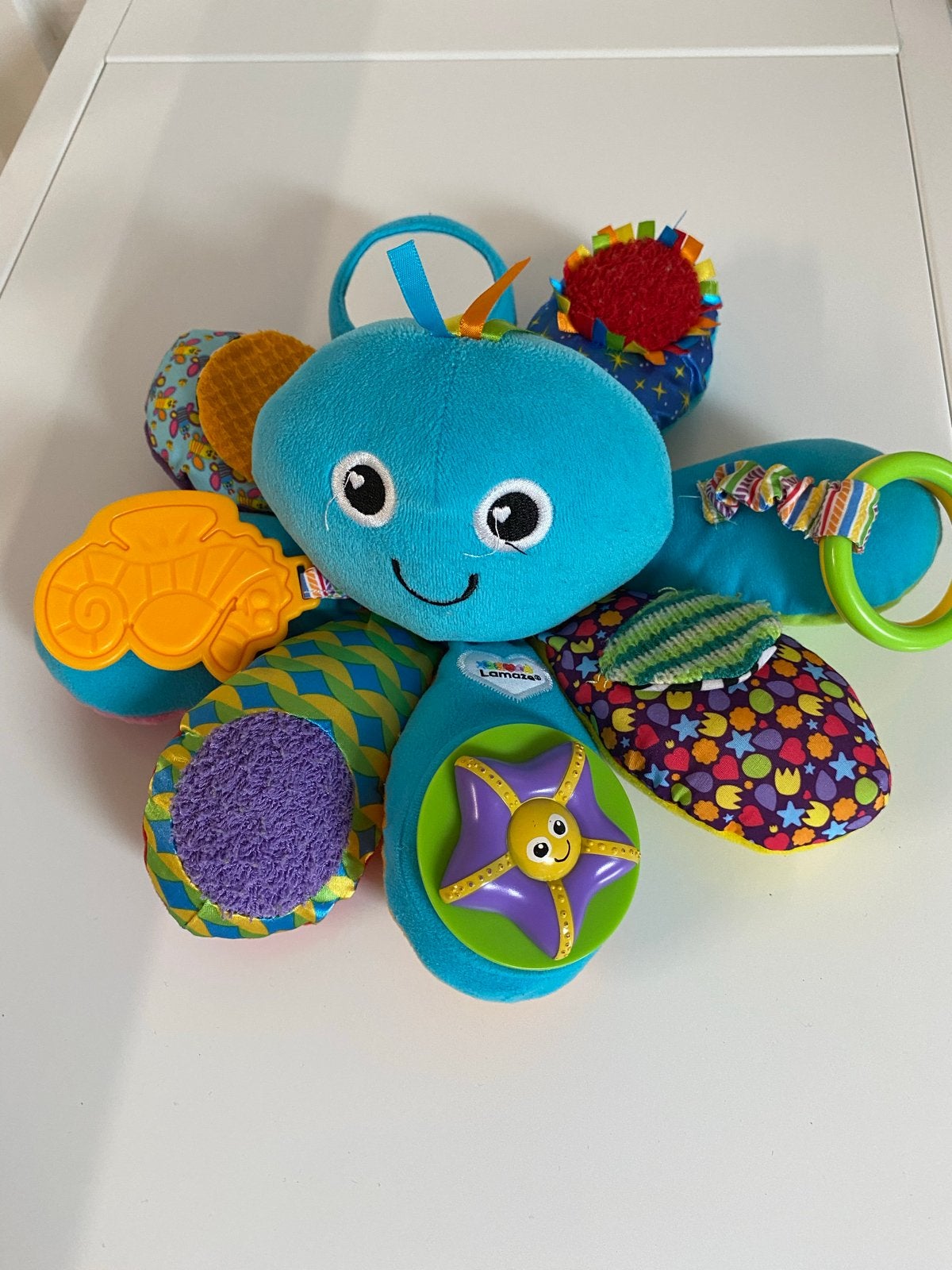 Lamaze Boxspeelgoed Octopus met geluid en rammelaar, Ophalen, Zo goed als nieuw, Overige typen, Met geluid