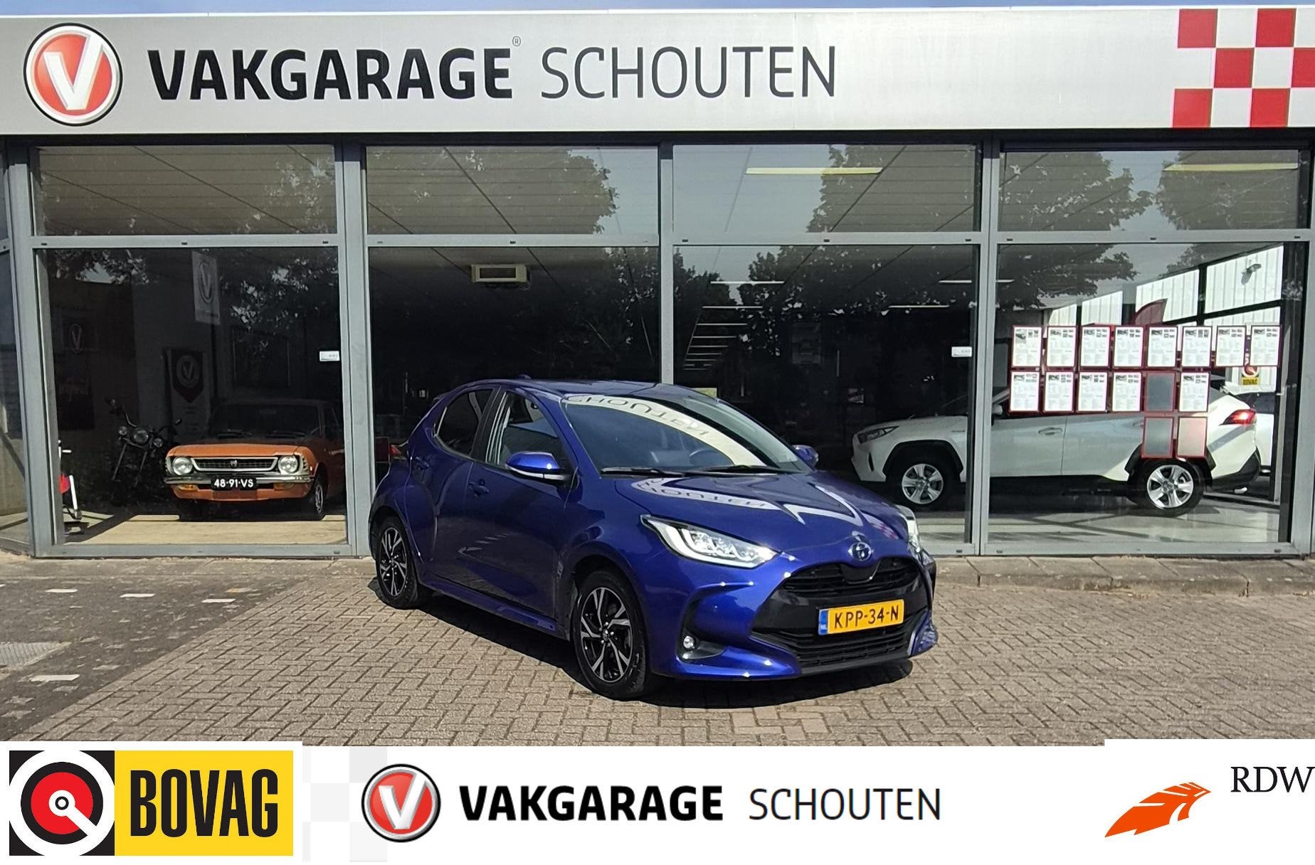 Toyota Yaris 1.5 Hybrid 115 Business Plus |Verwarmde voorst|, Auto's, Toyota, Gebruikt, Euro 6, Blauw, 1490 cc