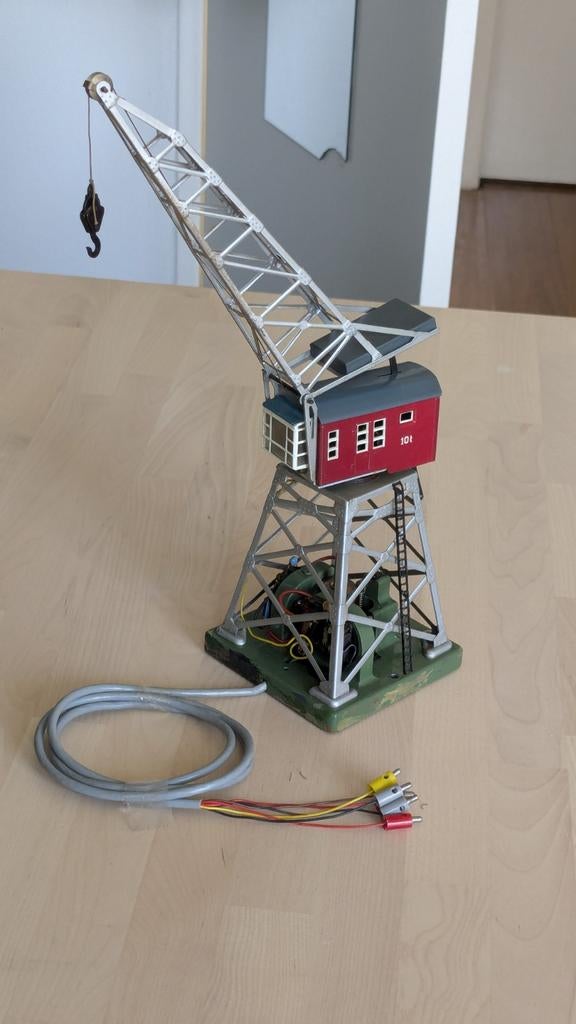 Märklin 7051 Kraan - Gereviseerd en in Mooie Staat, Hobby en Vrije tijd, Modeltreinen | H0, Wisselstroom, Brug, Tunnel of Gebouw