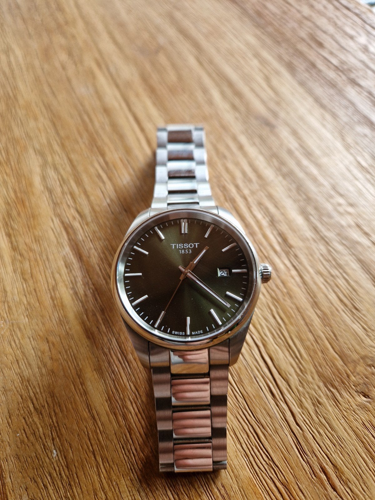 Tissot 1853 40mm horloge, Ophalen, Zo goed als nieuw, Staal, Overige merken