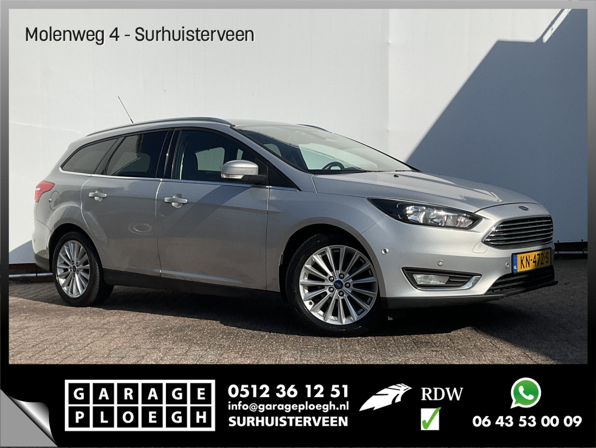 Ford FOCUS Wagon 1.0 Titanium Nav/Cruise Clima NW DB-Riem Or, Gebruikt, Euro 6, Origineel Nederlands, Handgeschakeld