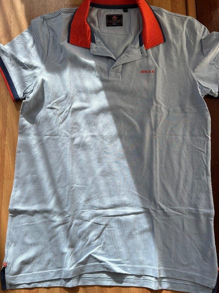 Polo NZA heren lichtblauw maat Large, Maat 52/54 (L), Blauw, Ophalen of Verzenden, NZA New Zealand Auckland