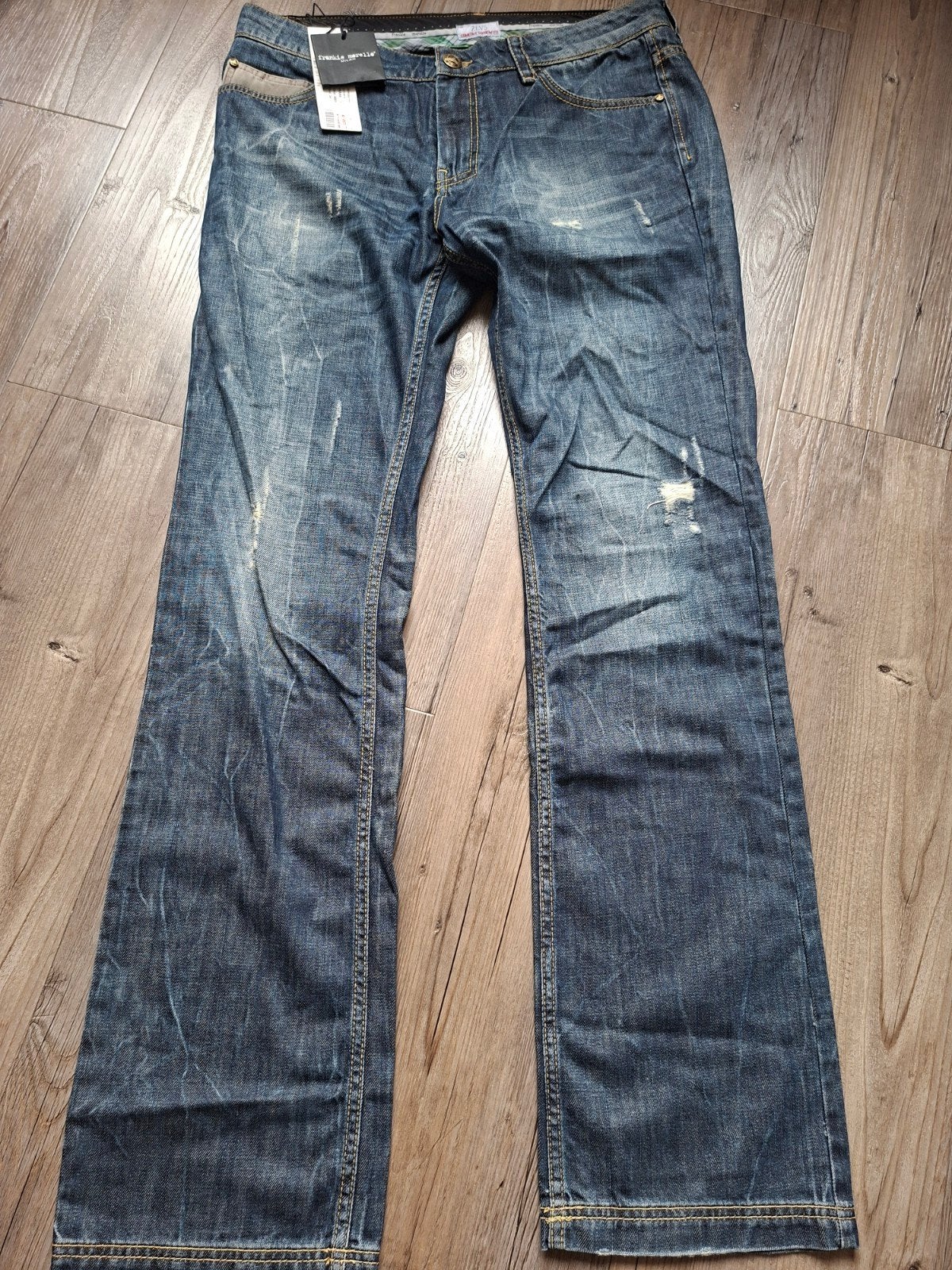FRANKIE MORELLO jeans W34 L34, Blauw, FRANKIE MORELLO, Nieuw, Ophalen of Verzenden