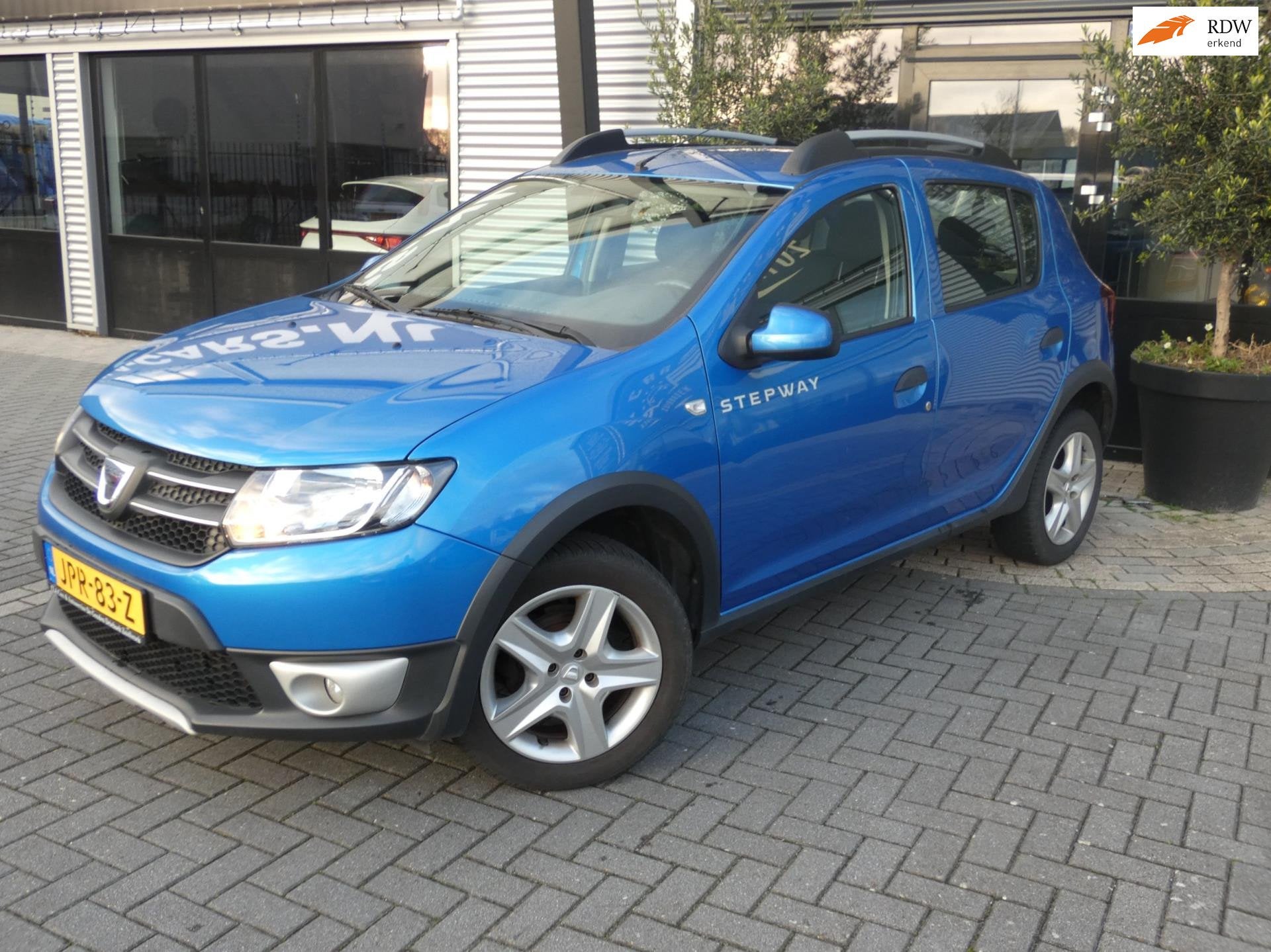 Dacia SANDERO 0.9 TCe Stepway Lauréate, Auto's, Voorwielaandrijving, Stof, Gebruikt, Blauw