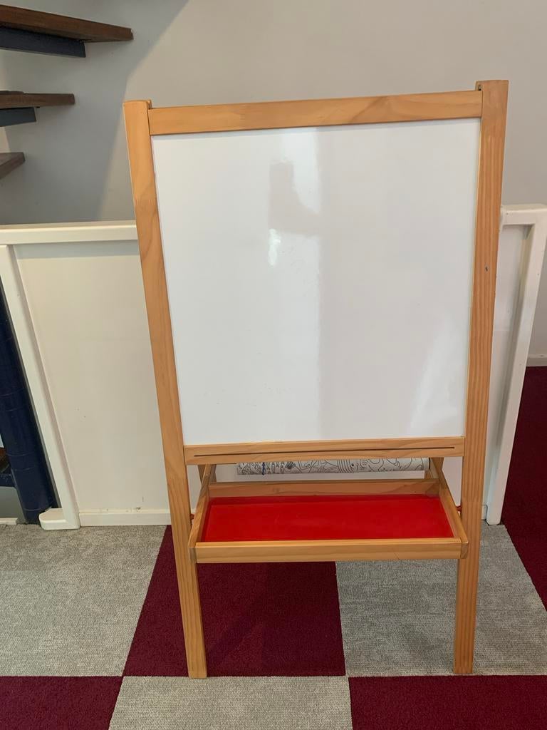 IKEA Schoolbord voor Kinderen – Whiteboard & Krijtbord, Ophalen of Verzenden, Gebruikt, Whiteboard
