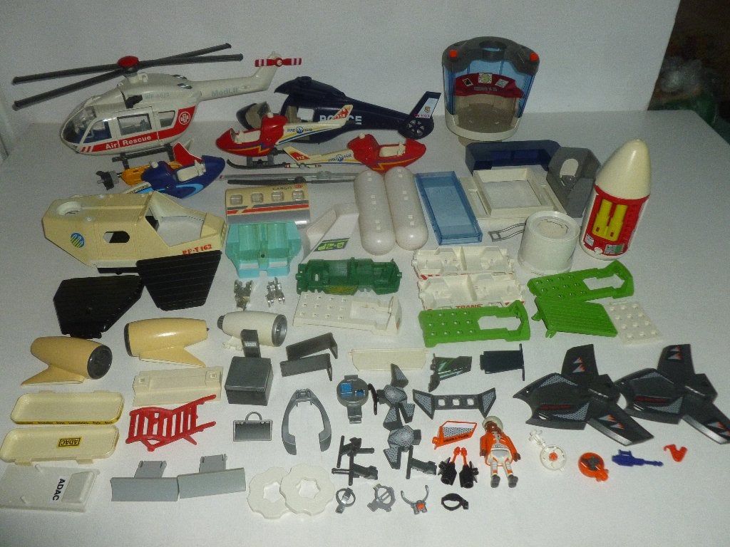 Playmobil Onderdelen Vliegtuig ea. Prijs Per Stuk Vanaf, Ophalen of Verzenden, Gebruikt, Losse onderdelen, Voertuig