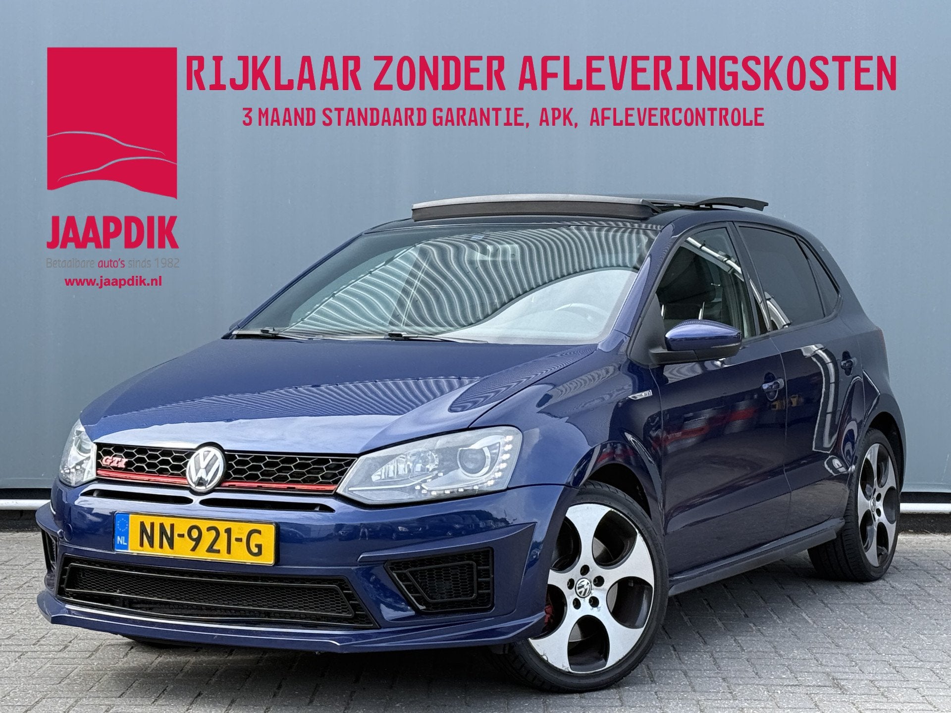 Volkswagen Polo BWJ 2015 1.4 TSI 180 PK GTI PANORAMA | CLIMA, Parkeersensor, Euro 6, 4 cilinders, 630 kg