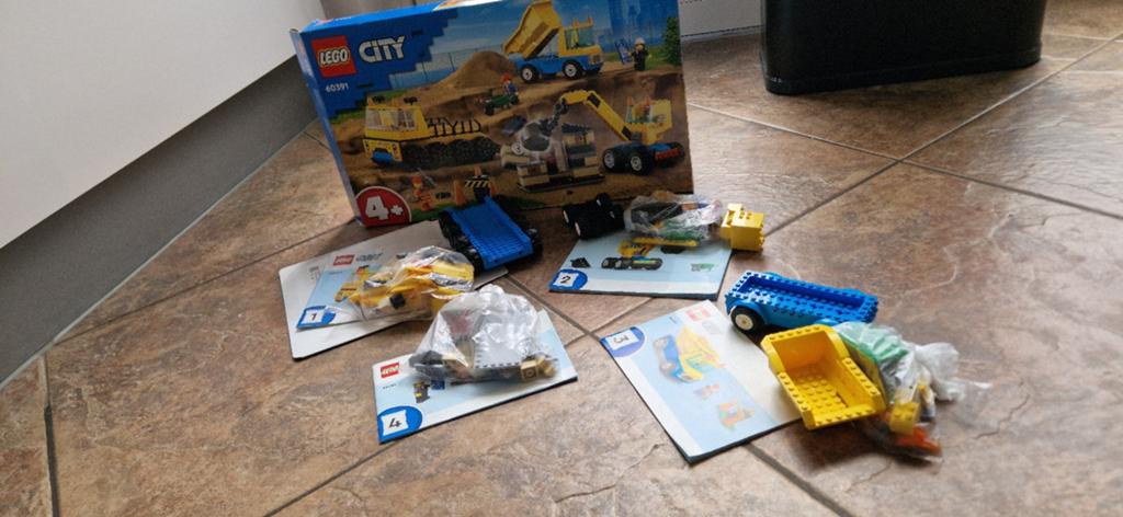 Lego city bouwplaats 60391, 4+, Ophalen of Verzenden, Zo goed als nieuw
