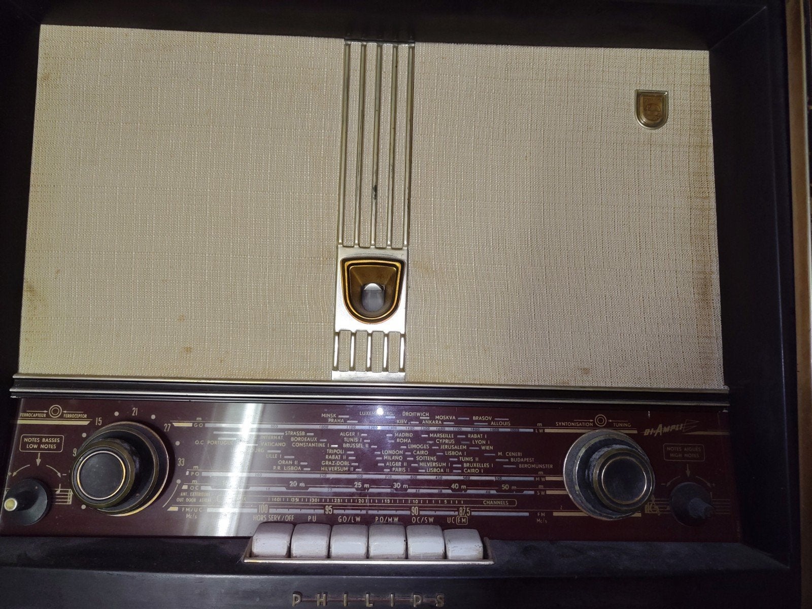 Phillips radio, Ophalen