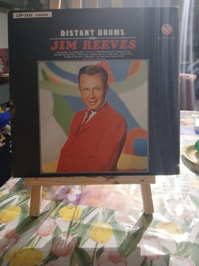 Jim Reeves - Distant Drums LP, Ophalen of Verzenden