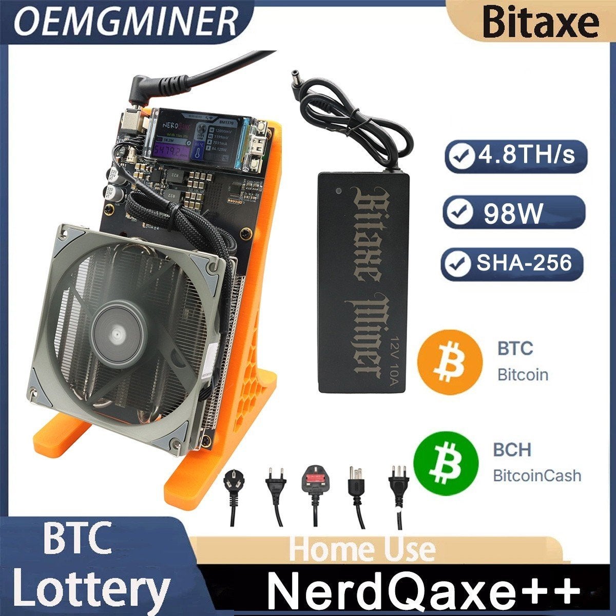 nerdqaxe++ 4.8th/s, Computers en Software, Overige Computers en Software, Ophalen of Verzenden