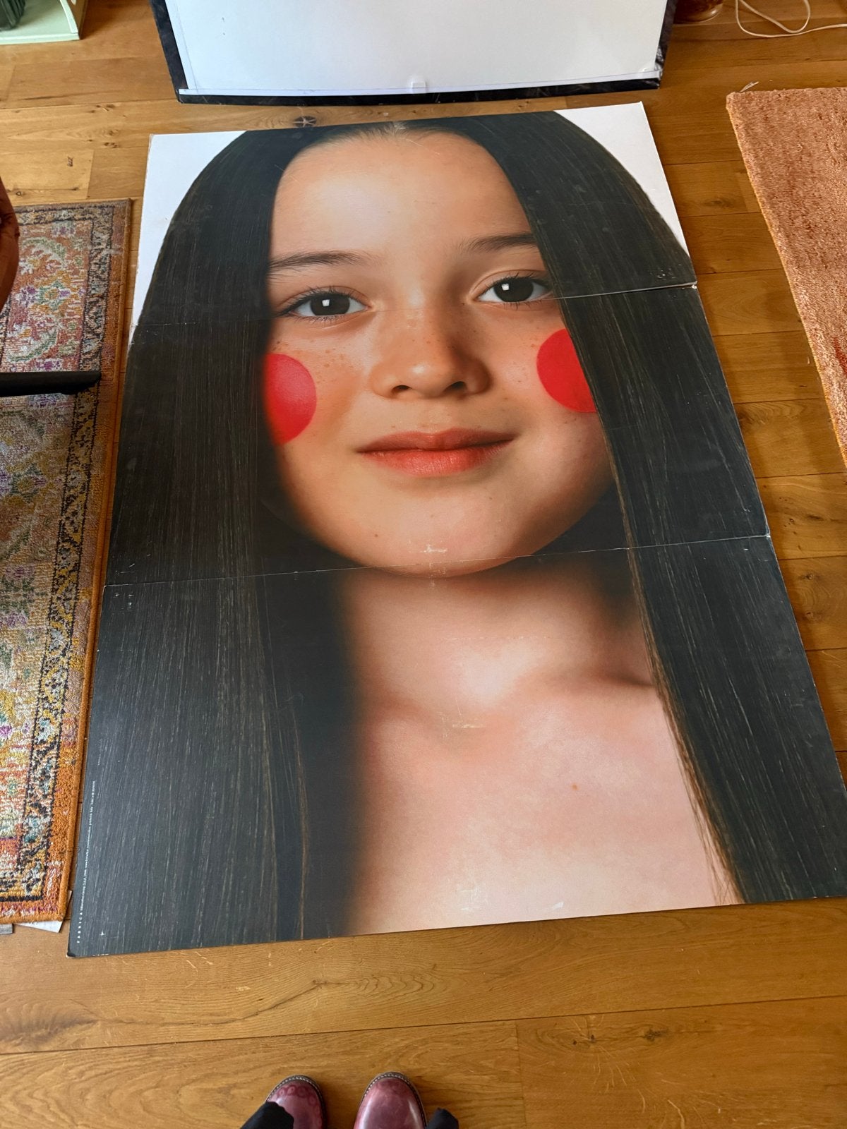 Vintage Benetton reclameposter 120x180 cm–Oliviero Toscani, Ophalen, Deurposter of groter, Reclame, Rechthoekig Staand
