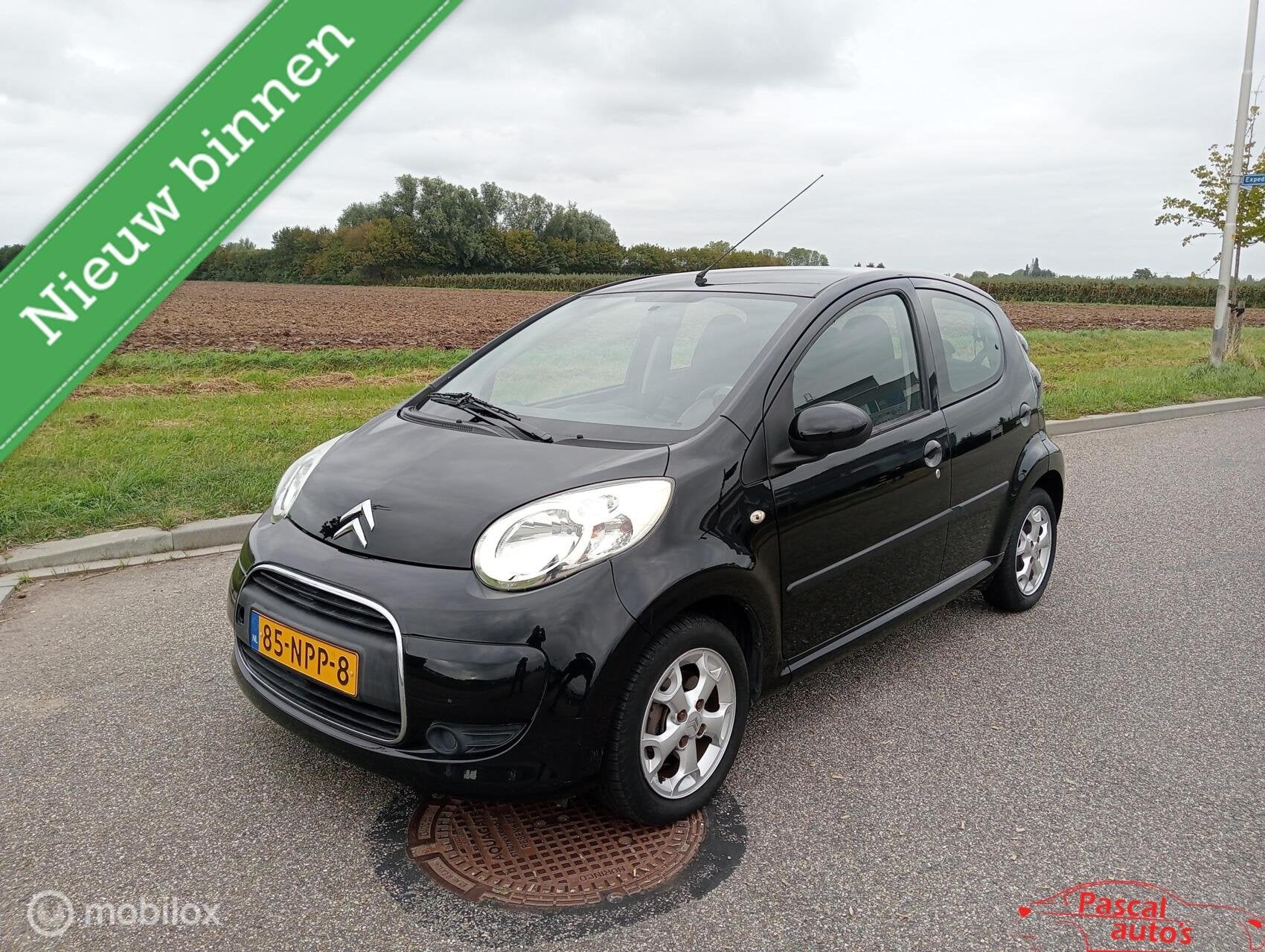 Citroen C1 1.0-12V unieke km nap lm velgen airco, Voorwielaandrijving, Euro 5, Stof, Gebruikt