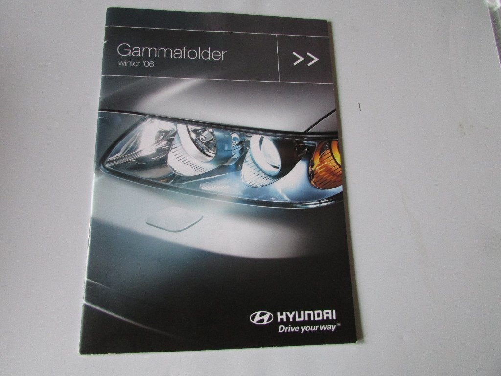 HYUNDAY GAMMA ; BROCHURE, Diverse auteurs, Ophalen of Verzenden, Zo goed als nieuw, Overige merken
