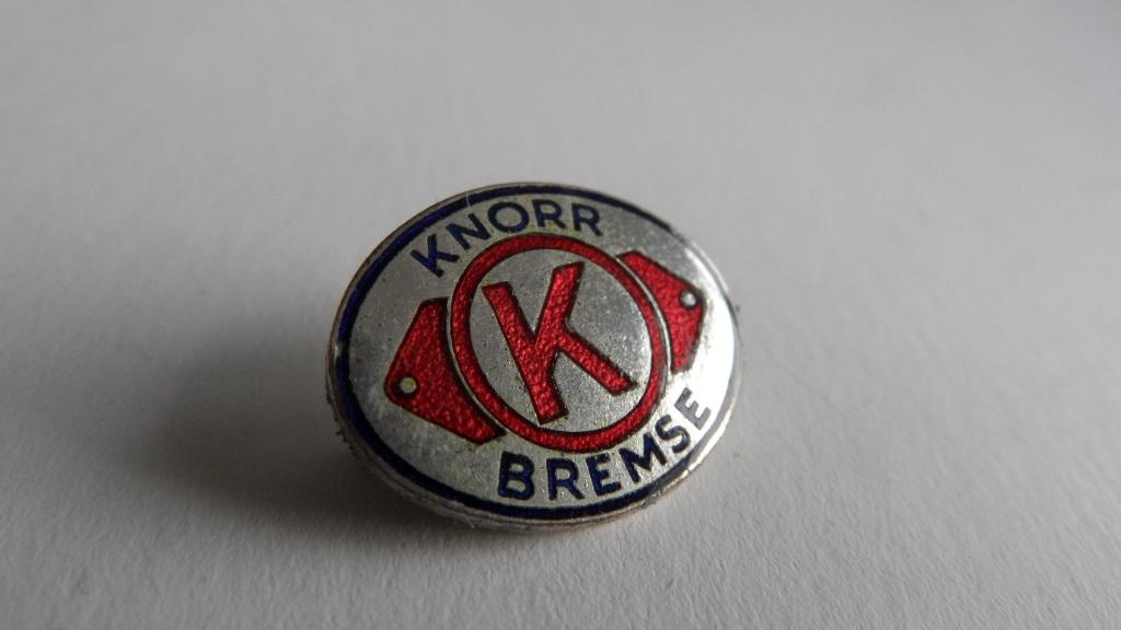 Knorr Bremse speld, geëmailleerde broche, Verzenden, Gebruikt, Merk, Speldje of Pin