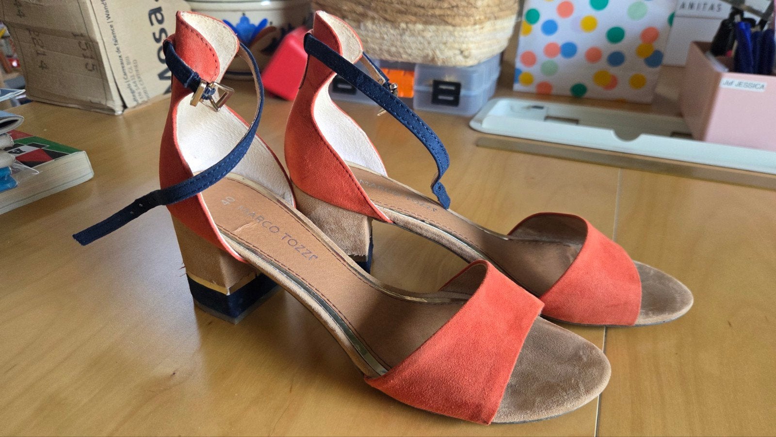 Marco Tozzi pumps, Maat 40, Pumps, Marco Tozzi, Oranje, Ophalen of Verzenden
