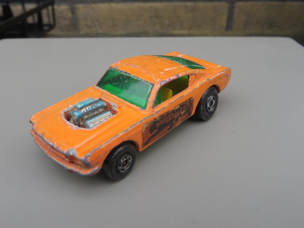 Matchbox Wild Cat Dragster, Hobby en Vrije tijd, Modelauto's | Overige schalen, Ophalen of Verzenden, Gebruikt, Auto