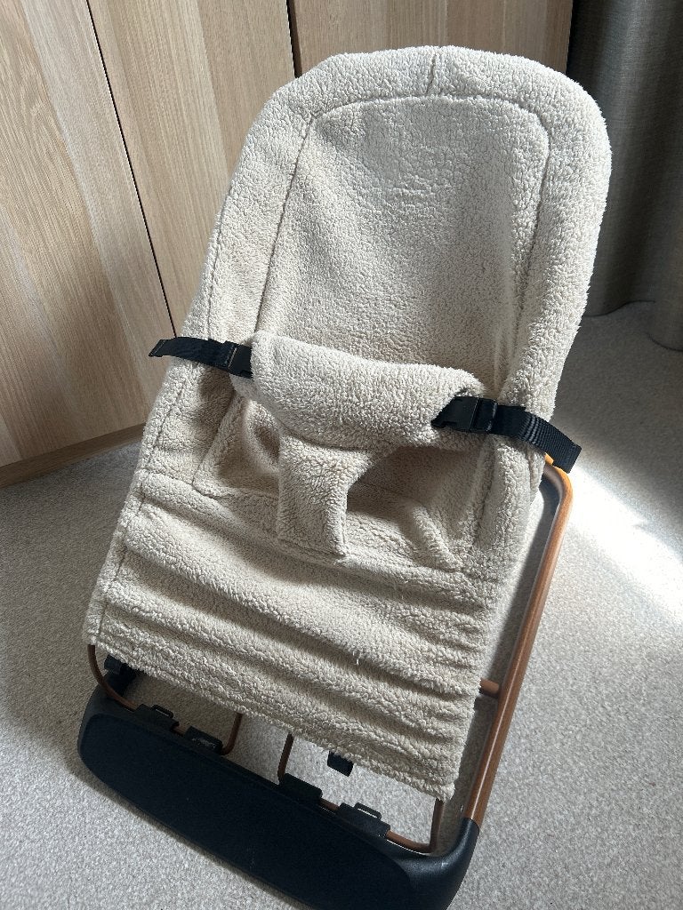 Prenatal teddy beige wipstoeltje Bo, Ophalen, Verstelbaar, Wipstoel, Zo goed als nieuw