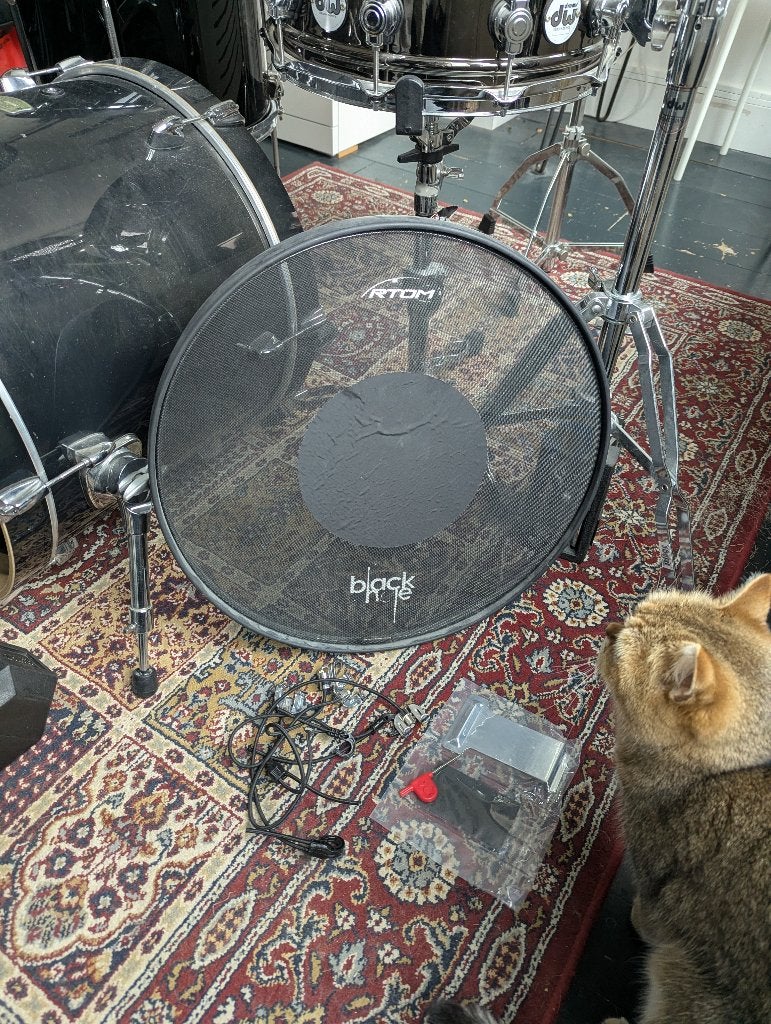 Rtom 18" BD Black Hole Practice Pad, Ophalen of Verzenden, Gebruikt, Overige merken
