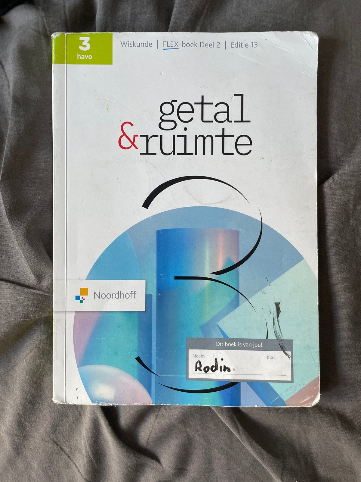 Wiskunde FLEX-boek Deel 2 - Getal & Ruimte 3 HAVO, Boeken, Schoolboeken, Gelezen, Wiskunde A, HAVO, Ophalen of Verzenden