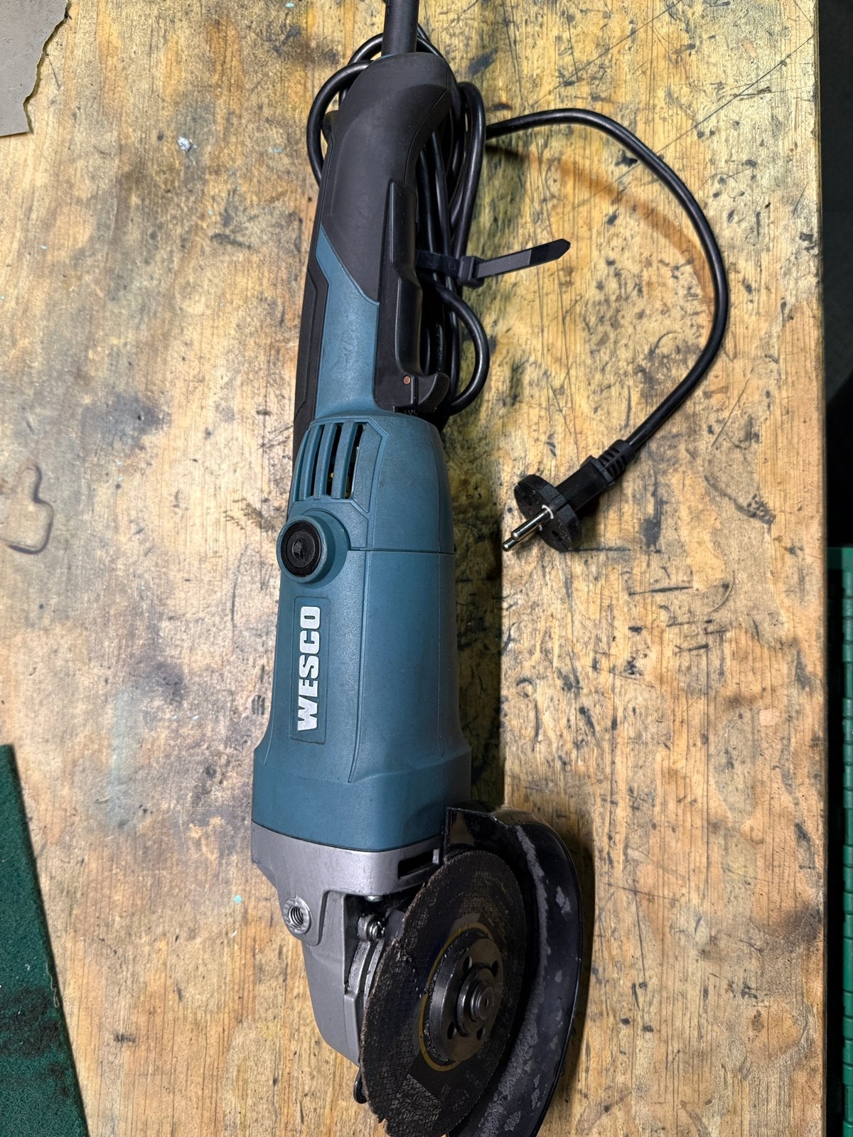 Wesco Angle grinder, Doe-het-zelf en Verbouw, Ophalen of Verzenden, Zo goed als nieuw, Haakse handslijpmachine