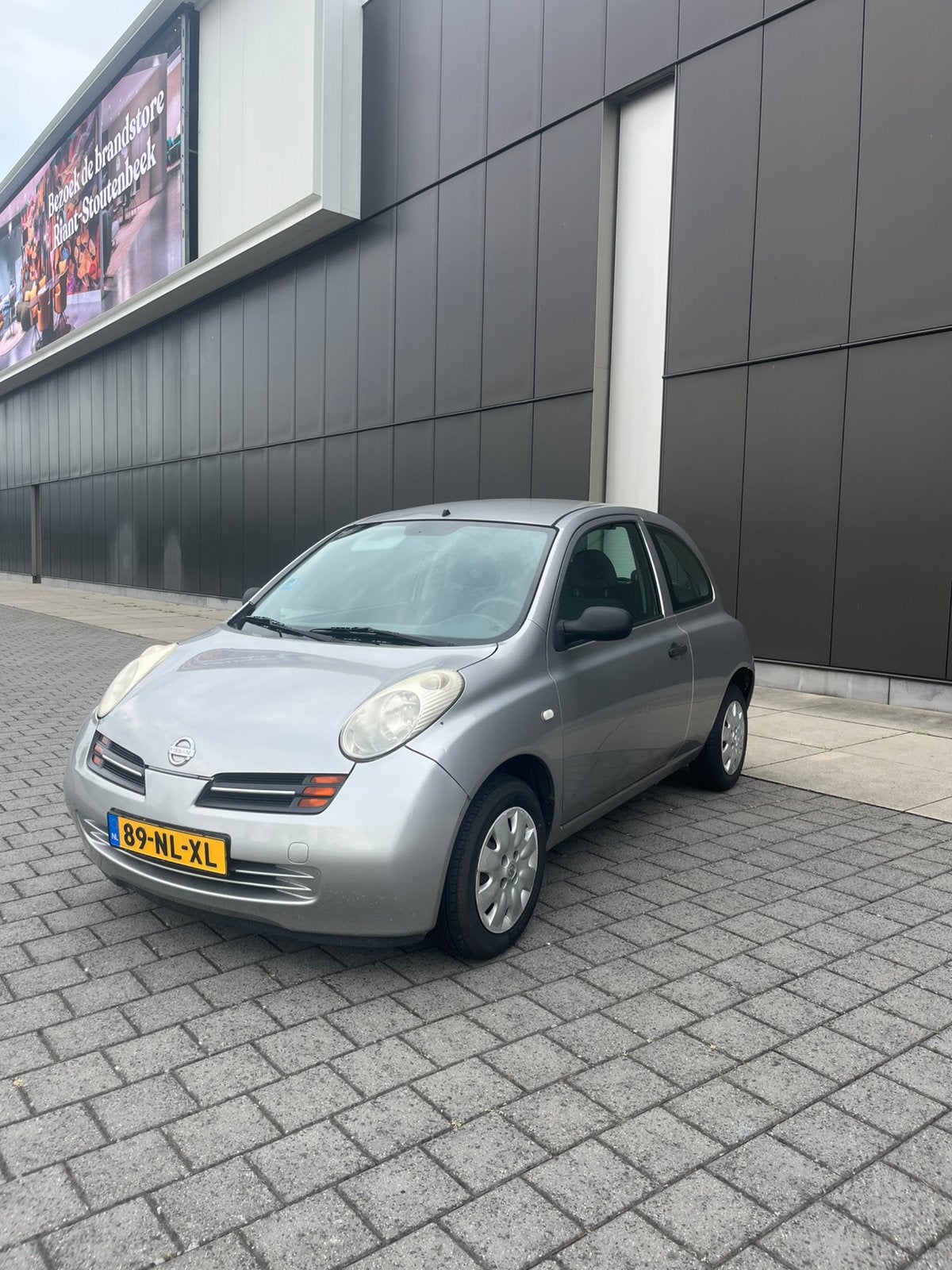 Nissan Micra 1.2 48KW 3DR 2003 Grijs, Auto's, Nissan, 31 €/maand, 4 cilinders, Origineel Nederlands, Handgeschakeld