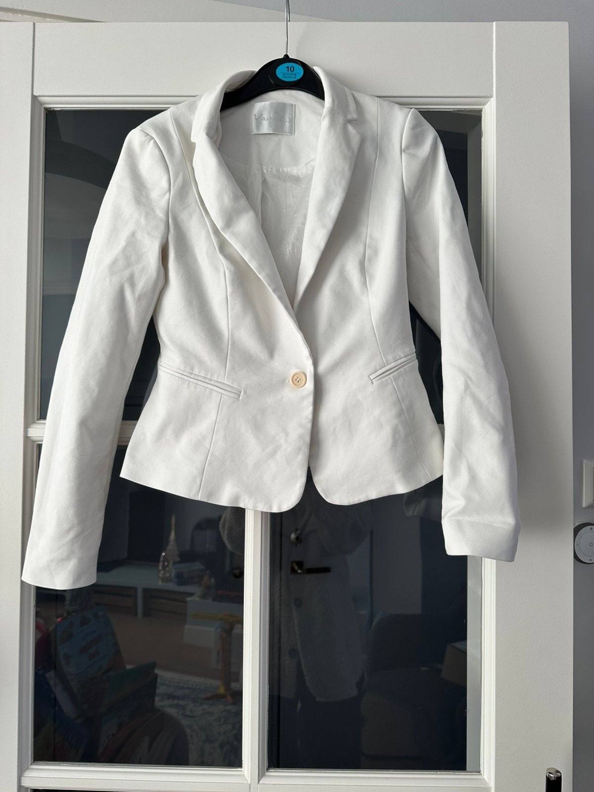 Nieuwe witte blazer / colbert Vanilia maat 34, Kleding | Dames, Wit, Nieuw, Ophalen of Verzenden, Jasje
