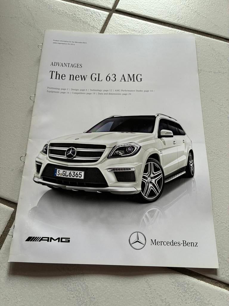 Mercedes GL 63 AMG interne Informatie Advantages, Ophalen of Verzenden, Gelezen, Mercedes